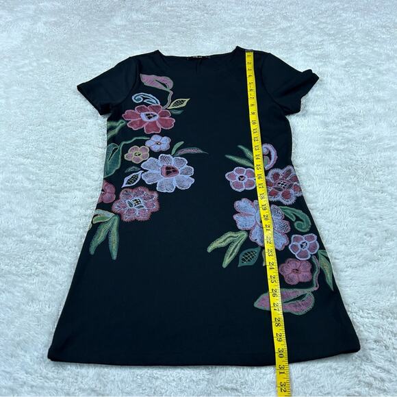 The Way floral print little black dress, size small - Picture 5 of 9